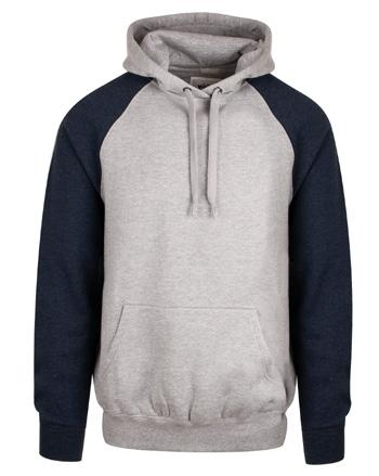 4 2-FARGET RAGLAN HOODY 3852 HARLEM RAGLAN NEW Vår populære hettegenser i nytt