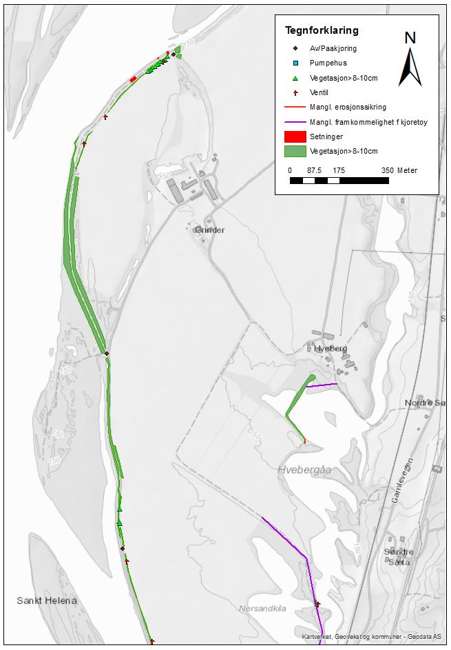 Grinder flomverk (VV 7614, 8936) og pumpestasjon (VV 7614), Grue kommune Status og vurdering av behovet for oppgradering 3 Teknisk tilstand