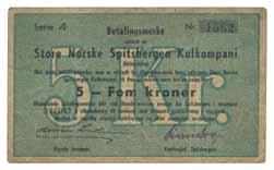 Sedler 287 5 kroner 1941/42.