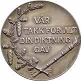 43a 0 300 Denne medaljen ble preget på oppdrag fra Norsk Numismatisk Forening.
