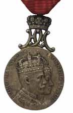 Medaljer, merker, polletter 461* Olav V. Kongens fortjenstmedalje.