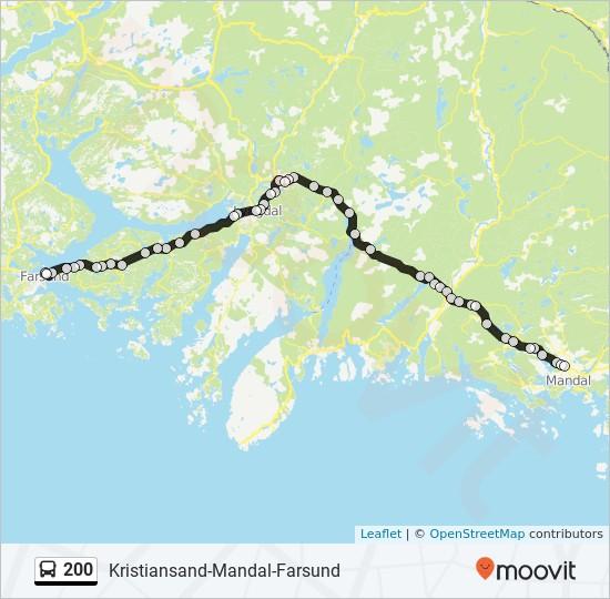 Retning: Lyngdal - Farsund 50 stopp VIS LINJERUTETABELL Hald 205, Mandal Ulvegjelet Øst Ulvegjelsvegen 7, Norway Ulvegjelet Livegen 5A, Mandal Mones Skogsfjordveien 235, Norway Skogsfjord