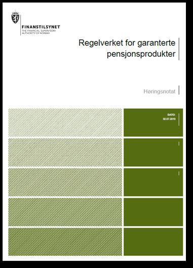 Finanstilsynets forslag 1.