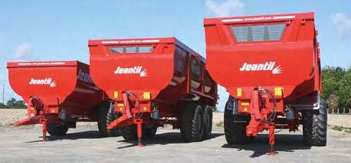 Semi-cylindrical low-slung, easy to clean body All JEANTIL range trailers are fitted with semi-cylindrical bodies for perfect emptying.