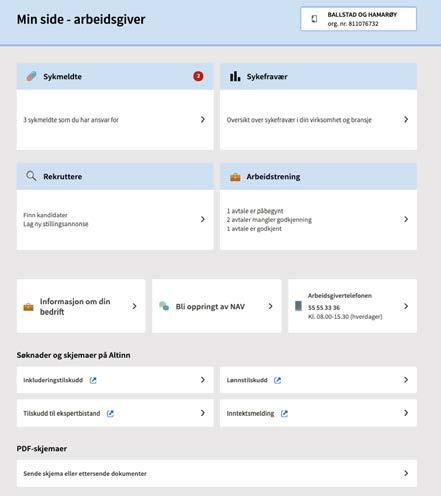 Videreutvikling av kostnadskalkulatoren Samle NAVs digitale tilbud til innloggede virksomheter som