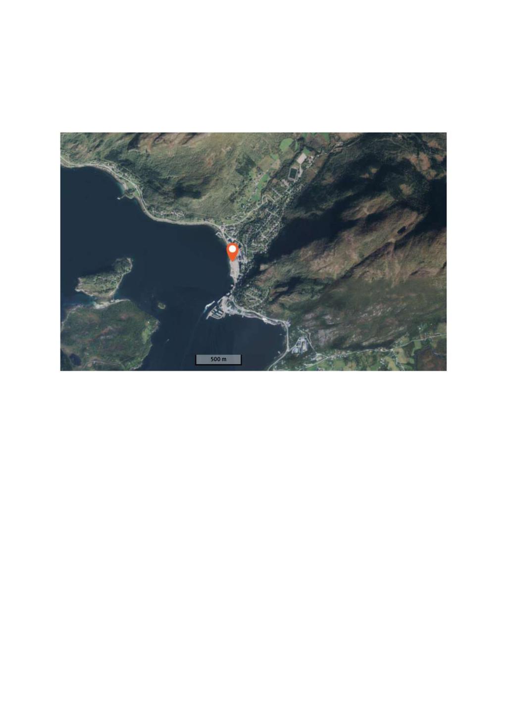 Ørnes sentrum, Ørnes Side 5 3. Beskrivelse 3. Topografi Terrengnivået for fyllingen ligger ca. rundt kote +3.20 - + 3.40 moh.