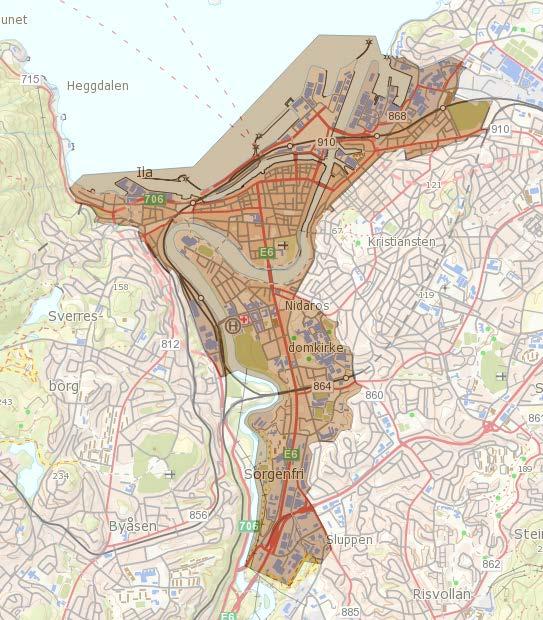 Styring arealutvikling i Trondheim vesentlig