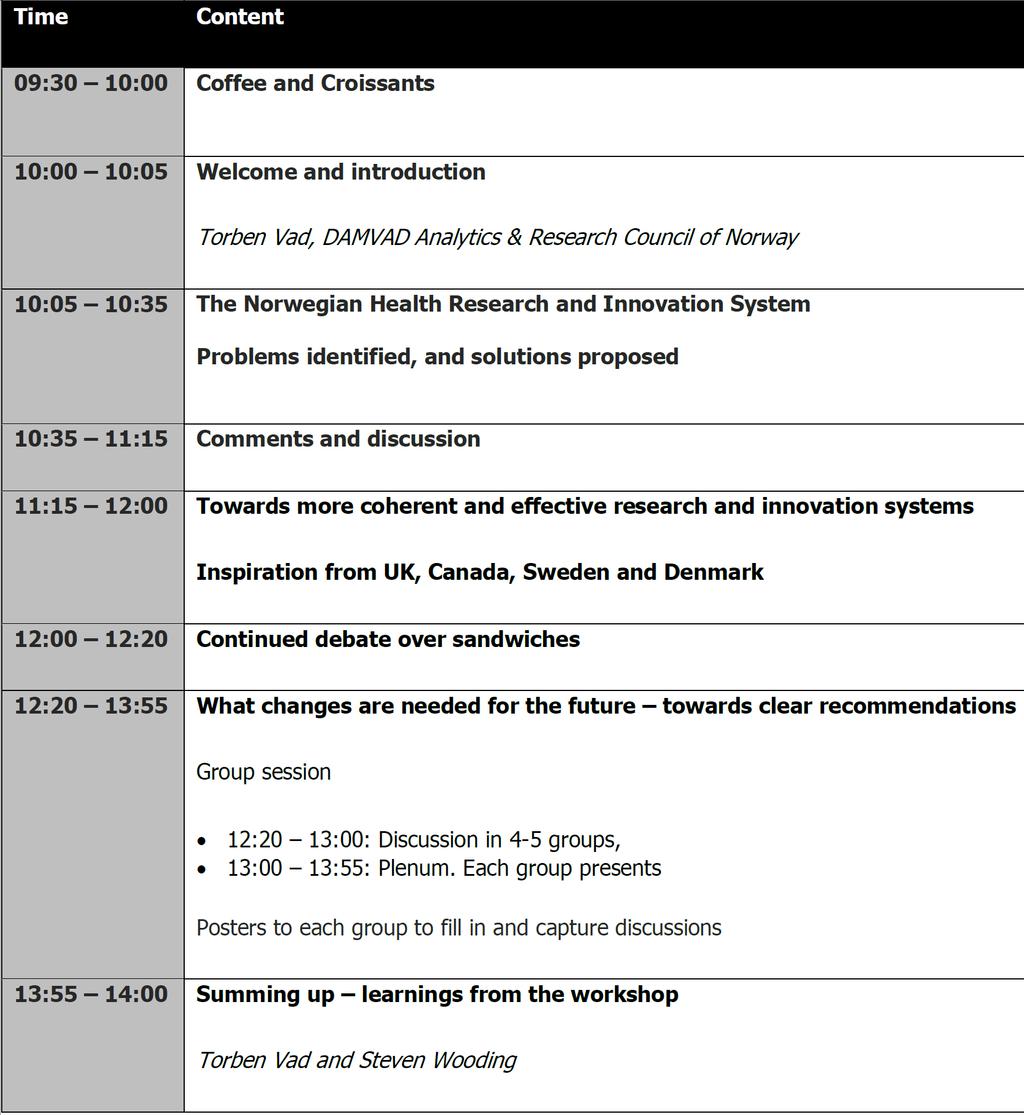 7. Workshop 6 November 2018 We need your help to: Test, nuance and discuss the results of the ongoing analysis Get