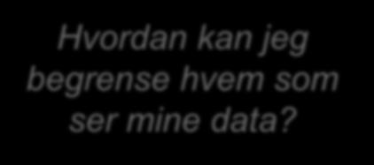 Hvor er mine data?