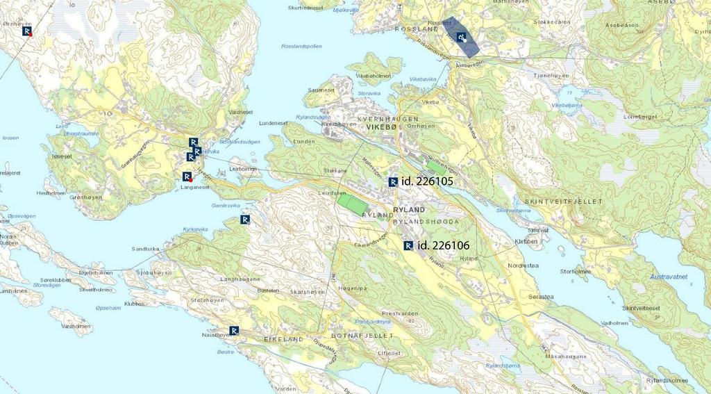 6. Tidligare kjende kulturminne i område Det er ikkje kjend nokon automatisk freda kulturminne innanfor eller ved planområdet, men det er kjend to lausfunn i det aktuelle arealet.