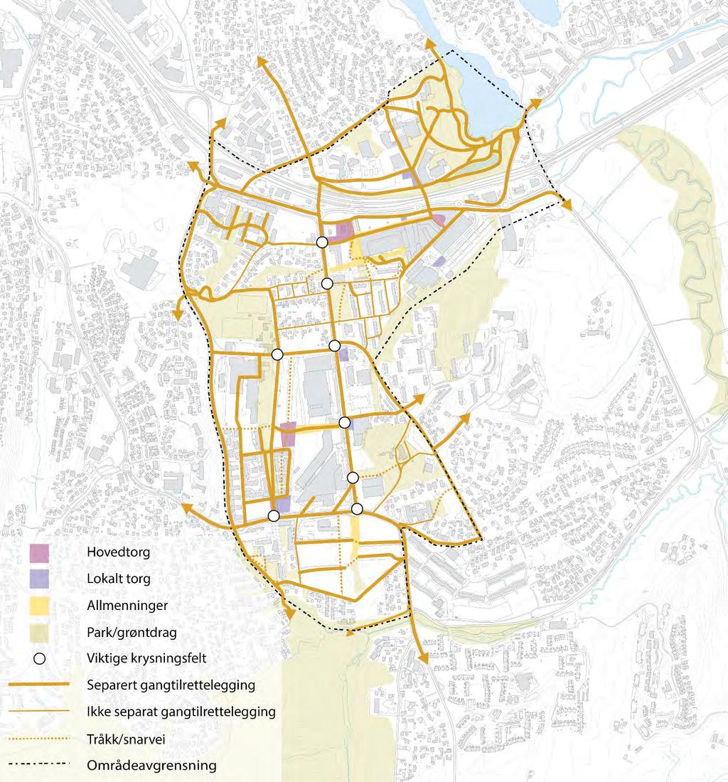 Gående Sammenhengende tilbud Nærhet