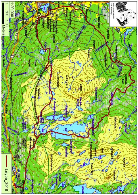 5. Hver enkelt tur skal føres i kjørebok før den starter. Kjøreboken skal returneres til verneområdestyret innen den 1. juni 2017. 6.