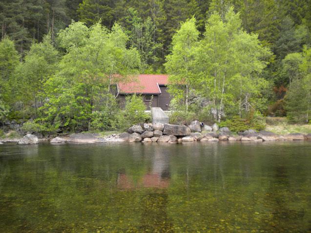 Kalkdosereren på Malmei i Bjerkreimsvassdraget. Foto: A.