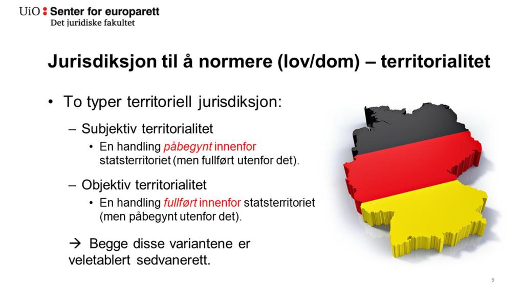 Hvordan fastlegger man en handlings sted? For å anvende disse to variantene må man fastlegge hvor handlinger starter og slutter. Ofte er dette åpenbart, men ikke alltid.