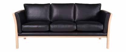 695,- ORD. 9.660,- 100% ull - velg mellom mange fine farger! DORTE 2-hj-3 sofa. Dess. 432 Misha. Mål: 206x262 cm.