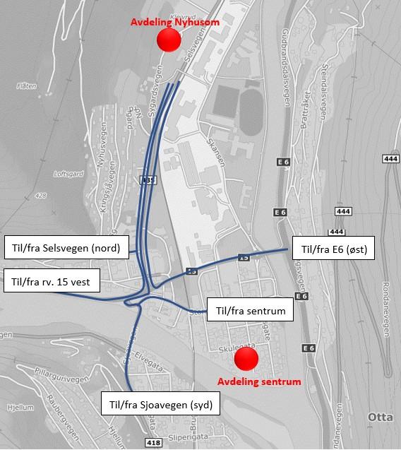 Fratrekk i krysstrafikken grunnet dagens beliggenhet av barneskolen: Det legges til grunn at det kun er trafikken i rundkjøringen rv.