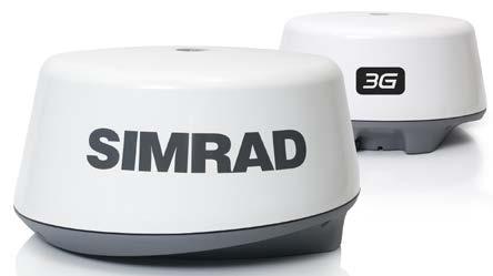 Bredbåndsradar Simrad Bredbåndsradar 3G 3G er en videreutvikling av BR24 bredbåndsradaren som kom på markedet i 2009, og har vært en formidabel suksess.