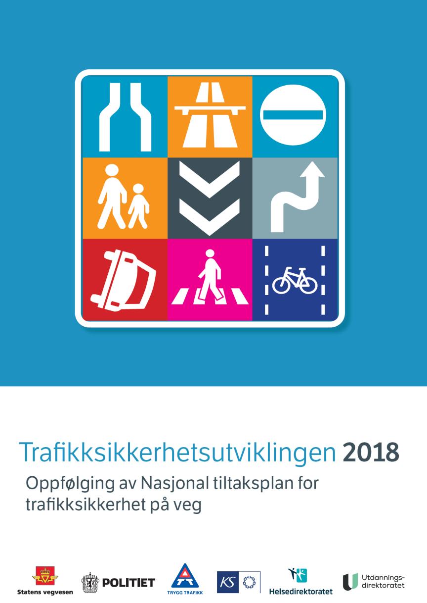 To sett av indikatorer i resultatrapporten for 2018 Indikatorer i Nasjonal tiltaksplan for trafikksikkerhet på veg