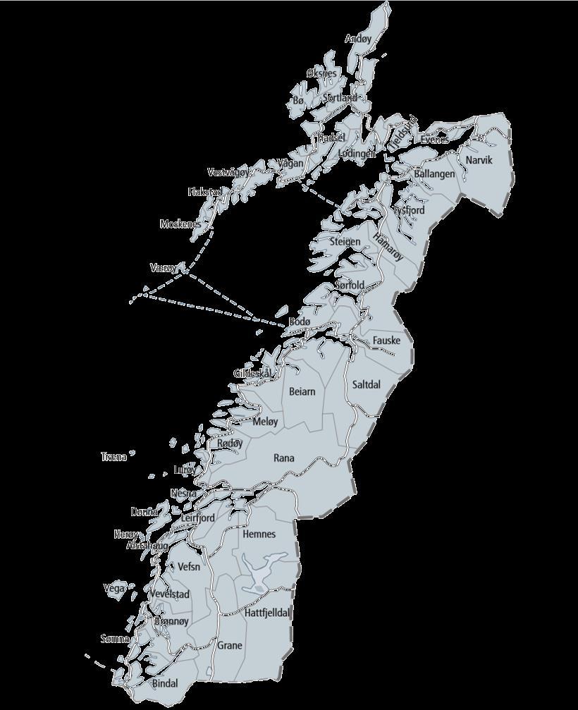 Fylkesveger Stort vedlikeholdsetterslep Fv. 821 Myre - Sortland Økonomisk styringsramme: 120 mill.