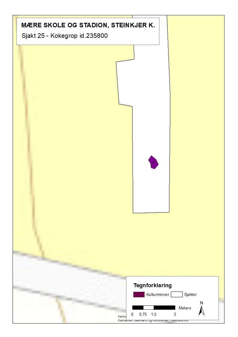 M/ERE SKOLE OG STADION, STEINKJER K. sjakt 25 - Kokegrop id.