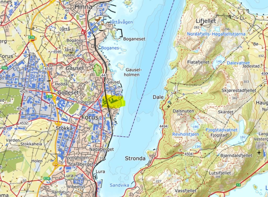 Utfyllende kommentar til søknadsskjema Kart 1 Opplysninger om søkerbedriften: Norsk Gjenvinning AS, avdeling Stavanger har beliggenhet på Forus.