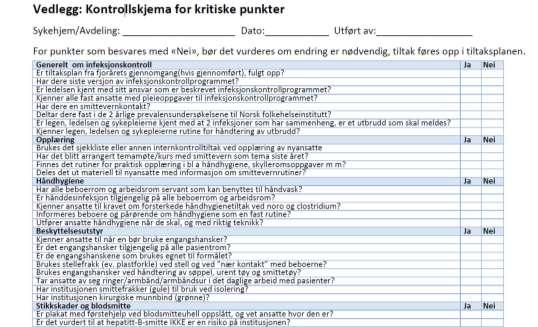 HELSE OG SOSIAL AVDELING 9 Vei til forbedring; Smittevernvisittene bidrar til; - Bedre forståelse av hva som foregår ute på