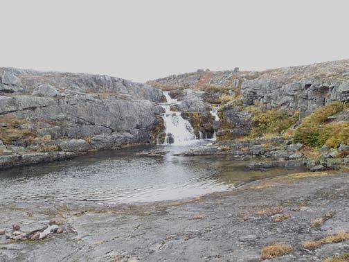 oppvekstområde for laks, aure og røye (se