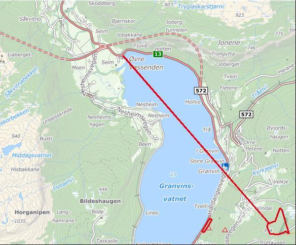 Område: TROHAUG-Granvin (N14) Gnr.