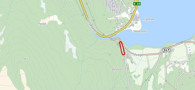 Område: ØYGJORDI -OPPHEIM (B38). Gnr./bnr: 351/1.