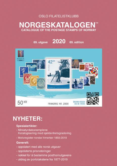 Norgeskatalogen 2020 Best.nr.: 4001 Etter et års pause, er endelig ny utgave av Norgeskatalogen klar! Katalogen er oppdatert med hensyn til priser, opplagstall og oversikter.