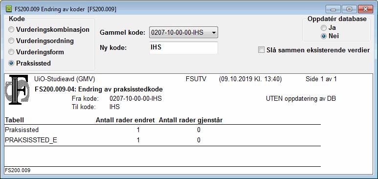 Undervisning Rutine for