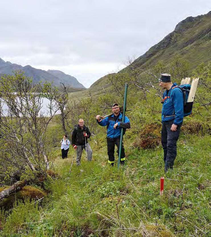 klare tidsavgrensninger for det enkelte tiltak har er en del av prosessen i et prosjekt som dette. kart og GPS merking. Naturbruksklassen har bi- budsjettert med fra start.