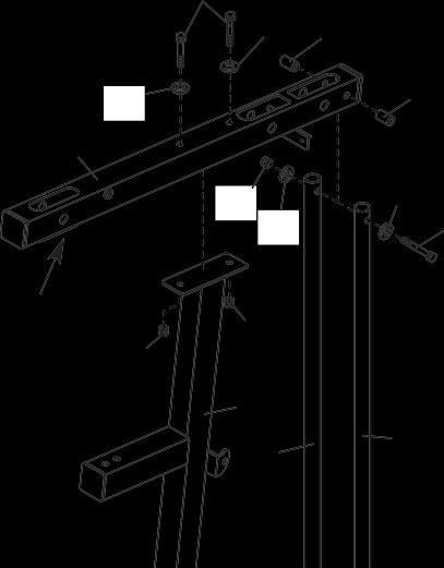 Ikke overstram låsemutteren; benspaken må kunne dreies enkelt. Sveiset støtte 8 7 79 Smøremiddel 8. Før smøremiddel på en M10 x 77mm bolt (79).