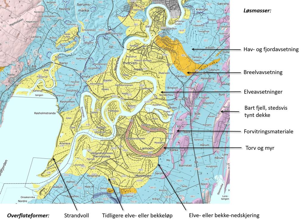 Avsnøring av Juveren og Synneren for 1100 til 1700 år siden; Lamyra for cirka 5000 år