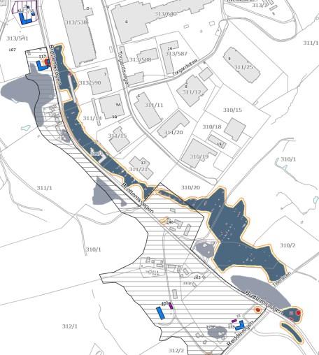 Planområdet Planområdet følger fv. 704 Sandmoen-Røddekrysset over Torgårdsletta. Planavgrensingen følger vestsiden av fv.