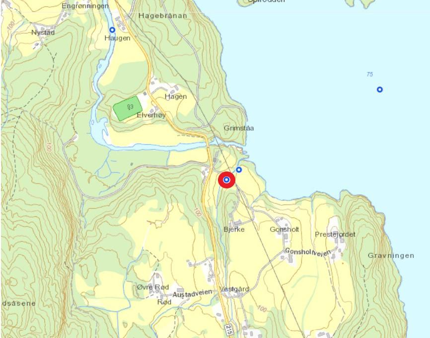 Gonsholtbekken oppstrøms renseanlegg 015-334-R D8/5ato/ 14.5/20.8/11.