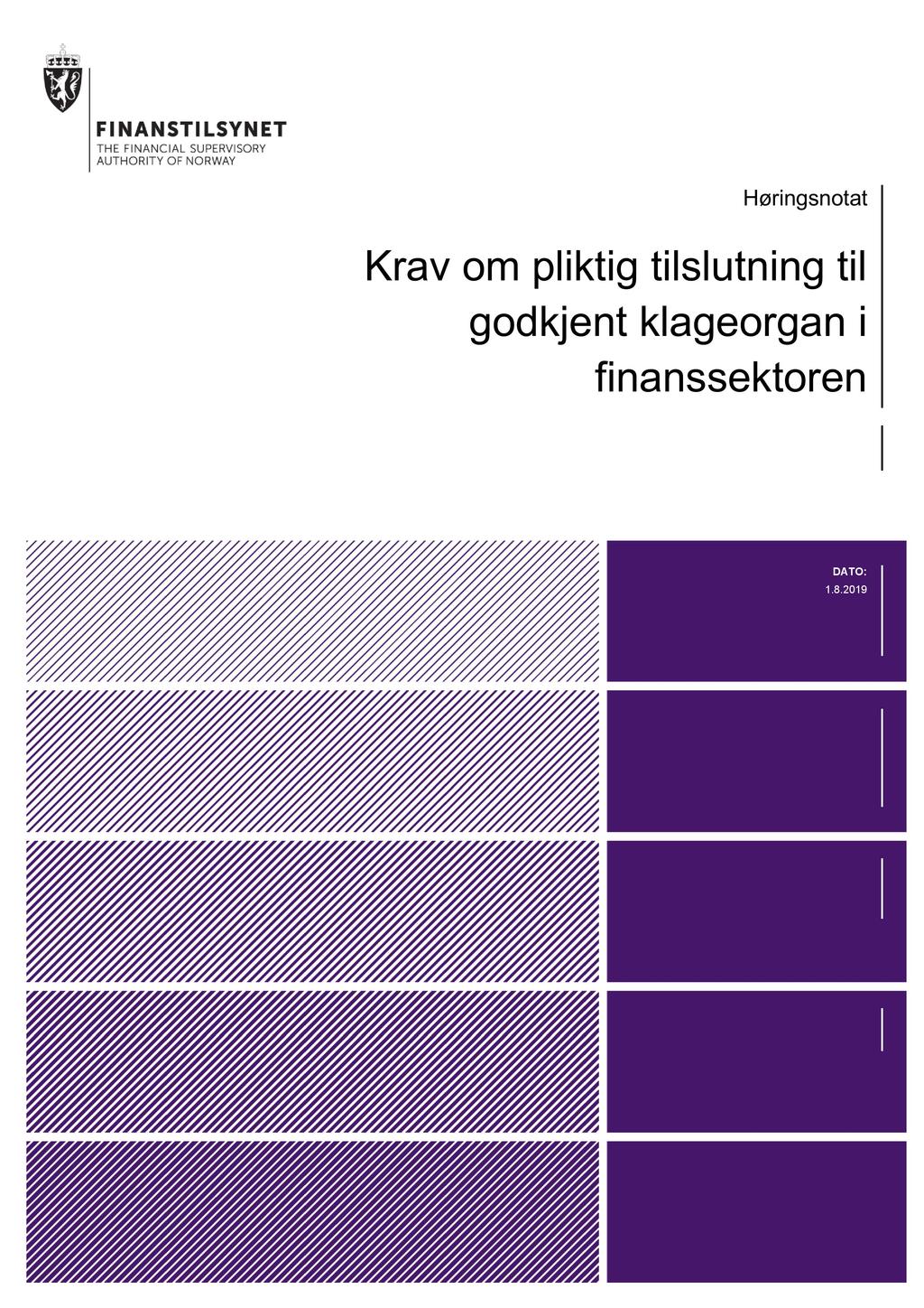 Høringsnotat Krav om pliktig tilslutning til