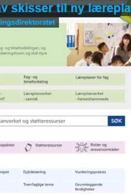 Ny struktur i læreplaner i fagene: Om faget - fagets relevans/faget knyttet til verdier og prinsipper i