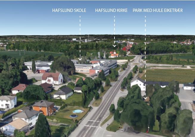Figur 5-3: Oversiktsbilder over rv. 22 Hafslunds gate og rv.