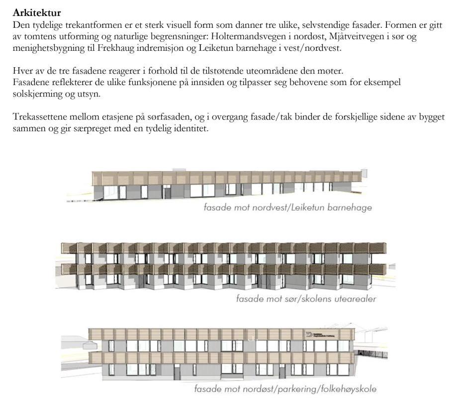 På bakgrunn av dette vurderer kommunen det slik at tiltaket oppfyller kravet til visuelle kvalitetar. Vi viser til planføresegn pkt. 2.5 nr.