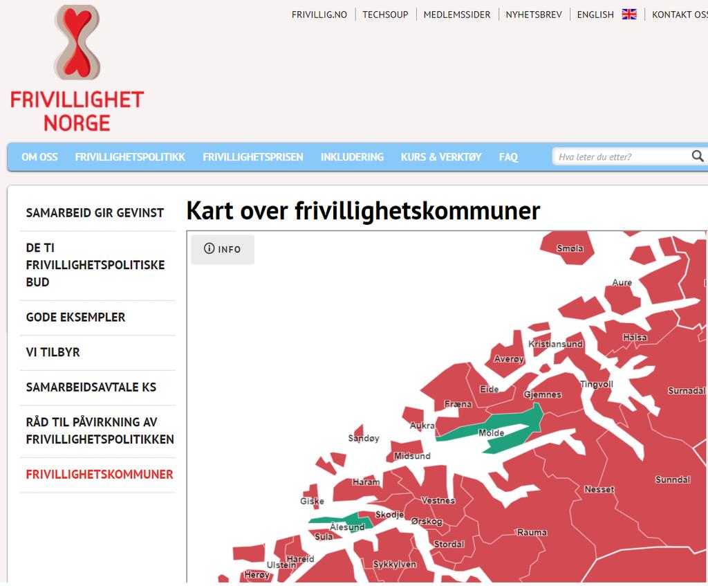 Bli en frivillighetskommune! Frivillighet Norge har utarbeidet kriterier for hva det vil si å være en frivillighetskommune.