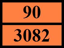 Orangefarget skilt : Tunnelbegrensingskode (ADR) Sjøfart Begrensede mengder (IMDG) EmS-nr. (Brann) EmS-nr. (Spill) : E : 5 L : F-A : S-F 14.7.