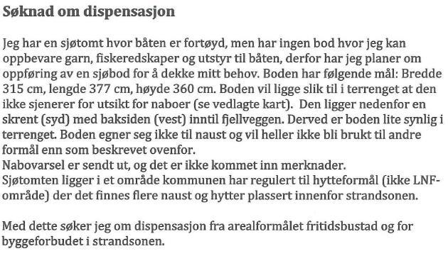 Historikk i saka Gbnr 38/71 vart frådelt frå gbnr 38/3 i 1994 som tilleggsareal til eksisterande bustad på gbnr 38/61. Det var LNF-område ifølgje gjeldande kommuneplanen på denne tiden.