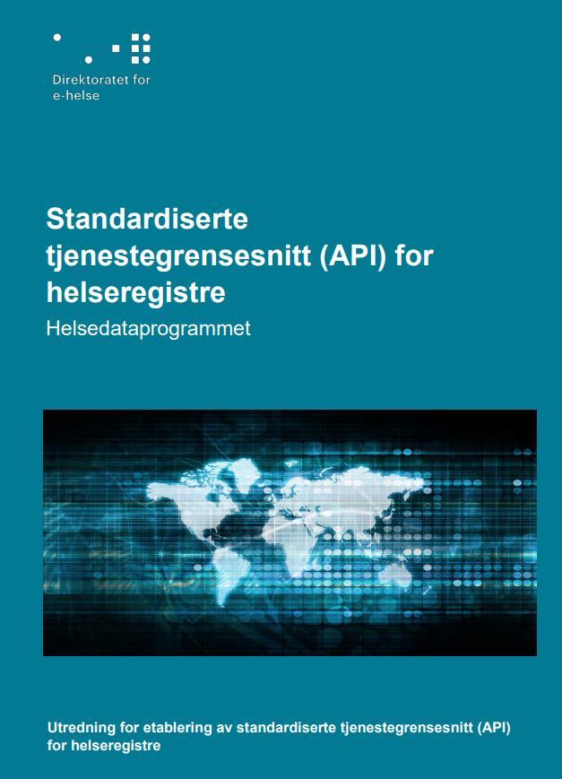 Tidligere arbeider i Helsedataprogrammet har kartlagt hvilke grensesnitt som støttes av de ulike registrene Kravspesifikasjon for data- og analysetjenester og Standardiserte tjenestegrensesnitt (API)