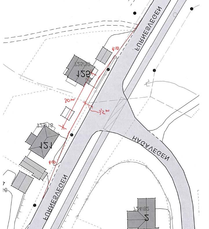 6. Passeringslomme på fv 84 ved kryss med kommunal veg Hagavegen Passeringslomme i dette krysset vil gi bedre trafikkavvikling og bidra til bedre trafikksikkerhet.