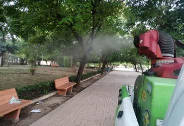 Allerede mandag forrige uke startet kommunen arbeidet med å få kontroll med myggplagen etter alt regnværet «Gota fria» bragte med seg.