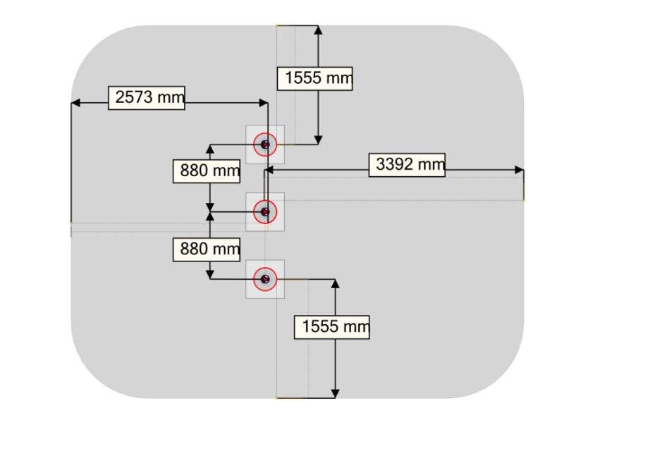 Plassering av forankringer / Ground plan / Placering av förankringar Alle