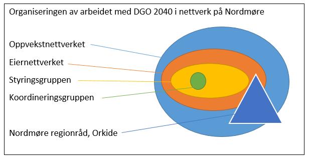 Organiseringen av arbeidet Nettverket har etablert en koordineringsgruppe for arbeidet, som kalles KOG.