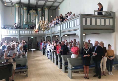 Åpning av Sande kirke - Av Svein Beksrud 19. august ble en merkedag i Sande menighets historie Sande kirke tas i bruk igjen!