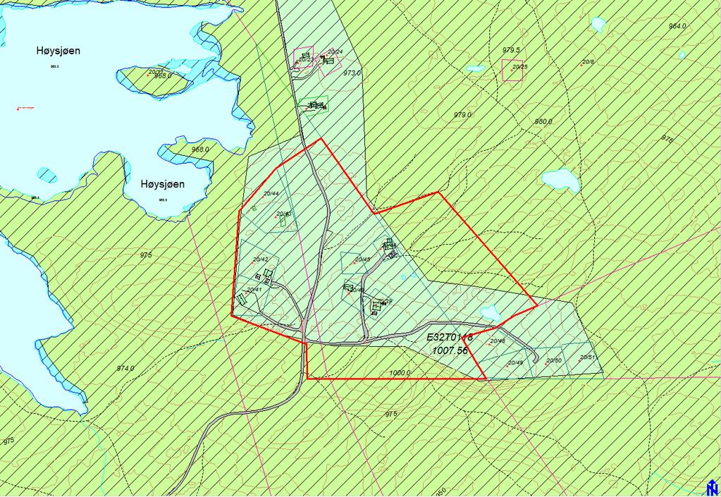 Korleis eigner området seg til Området ligg innanfor markagrensa og bør difor ikkje utbygging? byggast ut, sjølv om utbygginga vil vere fortetting.